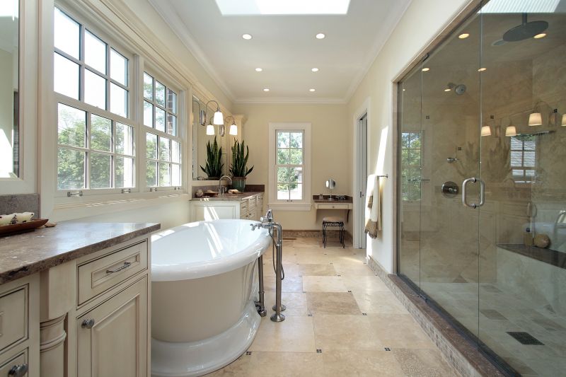 Luxurious Bathtub Area with Natural Light